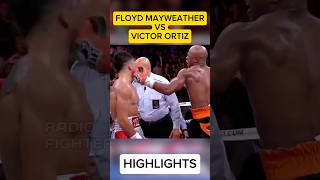 Floyd Mayweather vs Victor Ortiz Best Fight Highlights shortvideoboxingshorts [upl. by Nojid757]