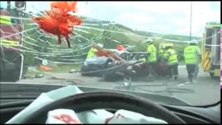 accident routier attention video choc [upl. by Albertina678]