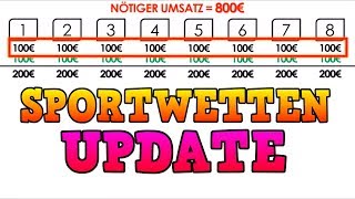 Sportwetten Strategie Update 🔥💸 [upl. by Maureen]