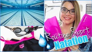 Routine Sport Natation⎪Entrainement Mon sac amp Produits de beauté [upl. by Hedvig160]