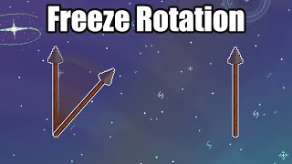 Freeze Rigidbody Rotation in Unity [upl. by Nerad]