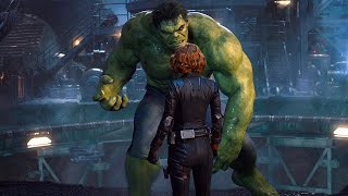 Hulk and Black Widow Kiss Scene  Avengers Age of Ultron 2015 Scene  Movie Clip HD [upl. by Godderd]