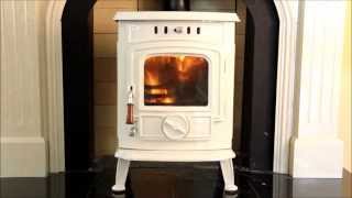 Henley Aran Multifuel Stove in Cream Enamel [upl. by Tipton]