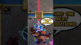 Best Evolutions against Electro Giant  who defends the best in Clash Royale clashroyale shorts [upl. by Liebermann]