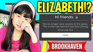 OMG 😲 EXPLORER ELIZABETH Joins my Game and THIS HAPPENED Roblox Brookhaven RP [upl. by Ula]