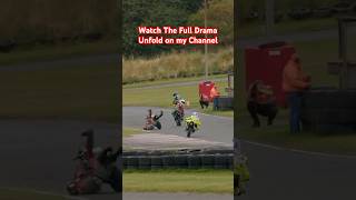 Crazy start to MiniGP Race unfolds Full video on my channel hkc217 [upl. by Penman5]