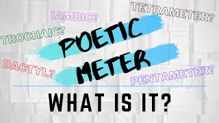 Poetic Meter Explained [upl. by Annait200]