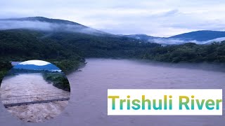 Trishuli river have been flooded due to incessant rainfall [upl. by Nayb]