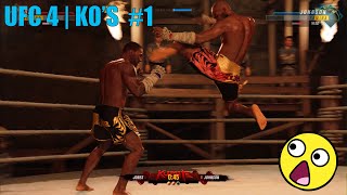 UFC 4  KO Compilation 1 [upl. by Eibor]