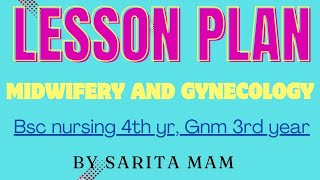 Lesson plan Drug and Immunization  midwifery and Gynecology  gnm 3rd yr bsc nursing 4th yr [upl. by Shama]