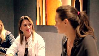 UFC 172  Amanda Salvato conversa com Bethe Correia antes da luta [upl. by Selassie]