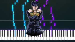 Josukes Theme PIANO TUTORIAL Sheet in the description [upl. by Nahsor]