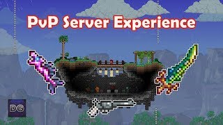 Terraria  My first PvP experience on Dark Gaming server [upl. by Ttnerb]