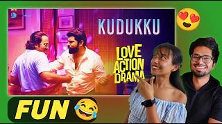 Kudukku Video Song Reaction 🤣 Love Action Drama Nivin Pauly Nayanthara Vineeth Sreenivasan Shaan [upl. by Ker]