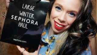 LARGE WINTER SEPHORA HAUL [upl. by Slosberg196]