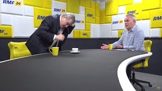 Wicepremier Piotr Gliński przerwywa wywiad w RMF FM u Roberta Mazurka [upl. by Hansen19]