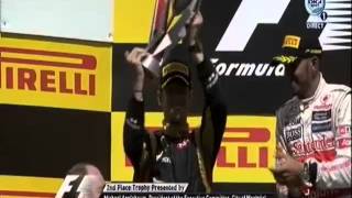 F1 2012 Canadian GP Podium Ceremony [upl. by Poock]