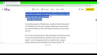 Forçatarefa luta para salvar Wikipédia de ser devastada pela IA [upl. by Ahsemat548]