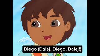 Go Diego Go Song Polish Lyrics 1 [upl. by Ecnahoy713]