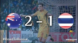 Australia vs Thailand 2018 FIFA World Cup Qualifiers [upl. by Amitak]