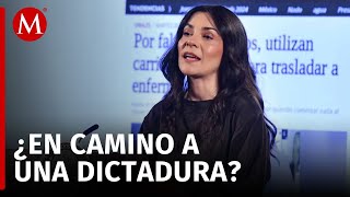 Vilchis califica de quotconservadorquot a un artículo llamado quotMéxico acaricia la dictaduraquot [upl. by Tilford]