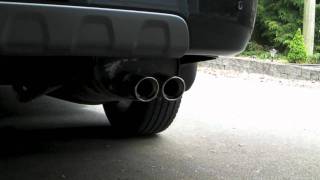 Acura MDX Stock Exhaust VS Mid Muffler Delete Sound [upl. by Oicaro]