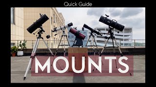 Types of Telescope Mounts  Quick amp Easy Guide for Beginners with EDISLA Astra 114 [upl. by Tsai20]