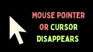 How to Fix Mouse Pointer or Cursor Disappears on Windows 11 [upl. by Doretta]