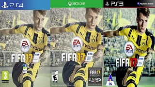 FIFA 17 PS4 Vs Xbox One Vs PS3 [upl. by Ellesig266]