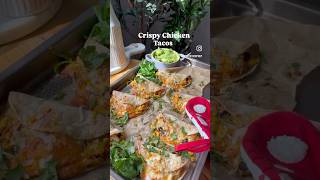 Baked Crispy Chicken Tacos 🌮  The Ultimate Easy Recipe 🍗HealthyEats TacoTuesday EasyRecipes [upl. by Adnoloy713]