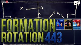 FIFA 13 UT  Formation Rotation  433 Squad Builder w TOTY Ronaldo91 Messi and more [upl. by Ketti]