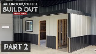 Building out Bathroom and Office Part 2 [upl. by Neirrad]