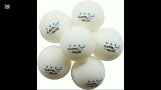 MAPOL 50 White 3Star Table Tennis Ball [upl. by Orvah]