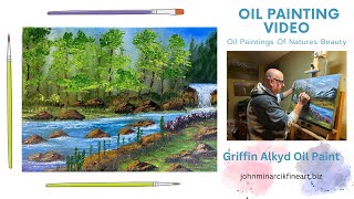 Oil Painting Video Real Time Landscape Painting Video [upl. by Iphigeniah]