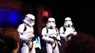 Stormtroopers dancing Star Wars weekends 2012 [upl. by Eidnahs8]