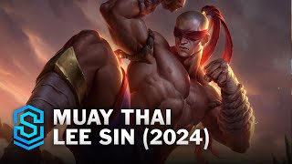 Muay Thai Lee Sin Skin Spotlight  League of Legends [upl. by Weston]