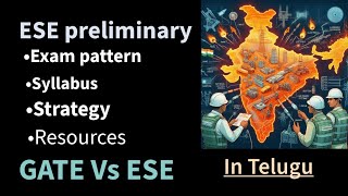 ESE exam pattern  ese syllabus  upsc ese  ese Telugu  gate vs ese  strategies  UPSC ESE Telugu [upl. by Aled31]