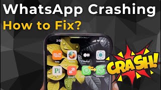 WhatsApp Keeps Crashing on iPhone 🔥 How to Fix [upl. by Neirda155]