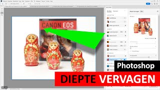 Photoshop  Neural filters  Diepte vervagen Dutch [upl. by Spiegleman]