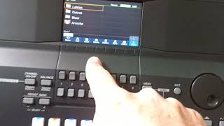 Copiando ritmos pen driver na linha Yamaha PSR Delazari [upl. by Mufinella]