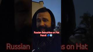 Russian Babushkas on Hat Patrol 🧢❄️ vlog travel shorts [upl. by Mareld520]