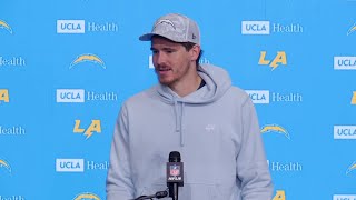 Justin Herbert Postgame Press Conference vs Broncos  LA Chargers [upl. by Brynna501]