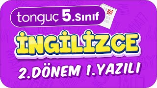 5Sınıf İngilizce 2Dönem 1Yazılıya Hazırlık 📑 2024 [upl. by Roht]