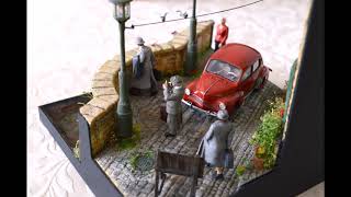 Renault4CV 143 Heller  diorama LOKI [upl. by Amara20]