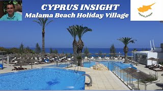 Malama Beach Holiday Village Kapparis Cyprus  a Hidden Gem [upl. by Oalsecnew738]