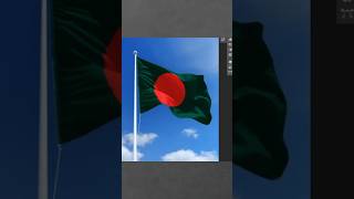 Flag mockup in Adobe Photoshop Tutorial Flag Design trendingshorts mockup viralvideo techvideo [upl. by Ahseital]