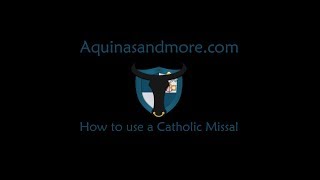 How to use a Catholic Missal [upl. by Nyrret]