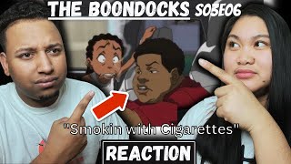 The Boondocks S03E06  Smokin With Cigarettes  Couple Reacts [upl. by Eolcin]