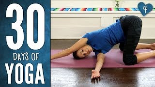 Day 4  Yoga For Your Back  30 Days of Yoga [upl. by Skiest]