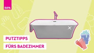 Badezimmer putzen Mit diesen Reinigungs Hacks wird es sauber wie nie [upl. by Swayne]